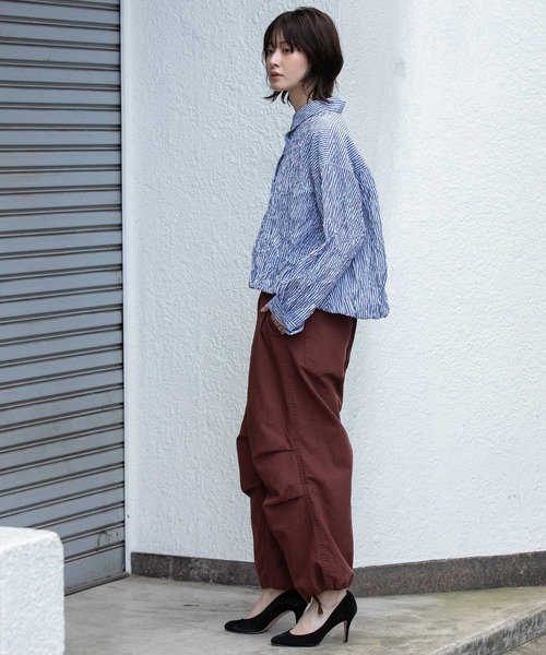 Munich(ミューニック)の「ソフトコットンダックワークパンツ(その他パンツ・レディース・ブラック/ホワイト/ボルドー・S/M/XS)」の20枚目の写真
