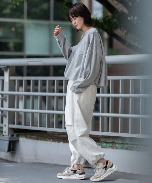 Munich(ミューニック)の「ソフトコットンダックワークパンツ(その他パンツ・レディース・ブラック/ホワイト/ボルドー・S/M/XS)」の13枚目の写真
