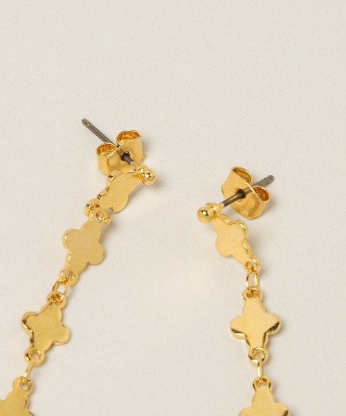 A part by（アパートバイ）の「フラワーチェーンピアス（ピアス（両耳用）・レディース・Silver/GOLD・FREE）」の5枚目の写真