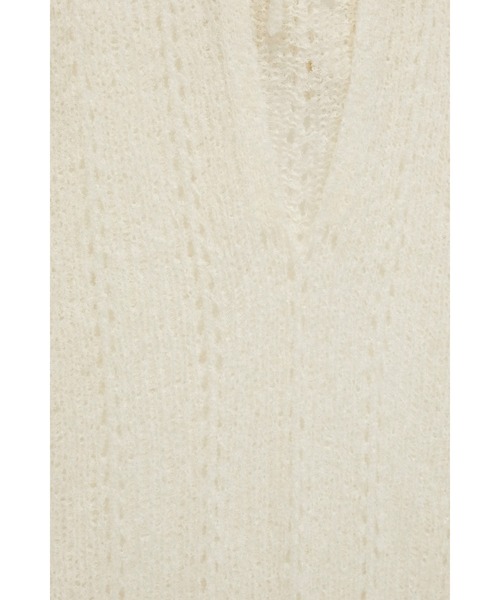 ELCHELE(エルチェレ)の「KNIT CROCHET HOODIE OP(ワンピース・レディース・ブラック/ホワイト・FREE)」の10枚目の写真