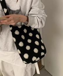 3柄もこもこボアショルダーバッグ