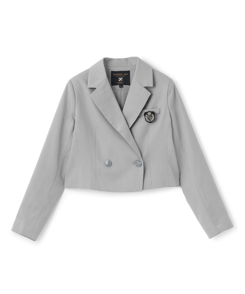 セール】【卒服・セレモニー】エンブレムつきボレロジャケット（スーツ