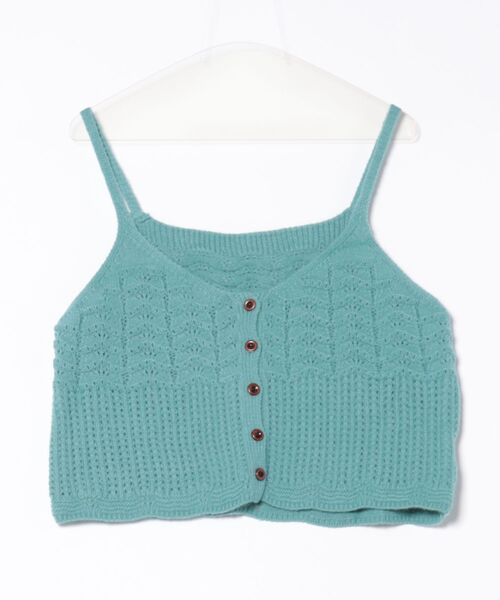 MAISON DE THERESE（メゾン ド テレーズ）の「レイヤード ショートベスト（ベスト・レディース・グレー/グリーン/レッド/イエロー/アイボリー/ブラック/ブルーグリーン・M）」の21枚目の写真