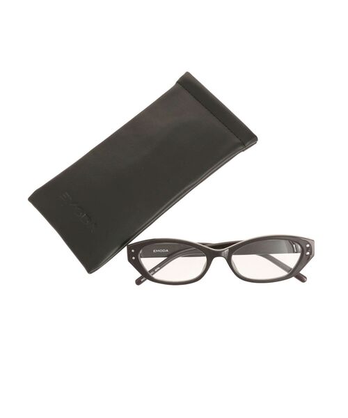 EMODA（エモダ）の「キャットアイクリアグラス（メガネ・レディース・ブラウン・FREE）」の6枚目の写真