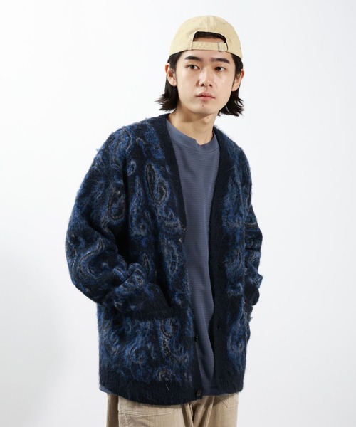 BAYFLOW(ベイフロー)の「アソートパターンカーディガン(ニット/セーター・メンズ・グレー/ブルー/ブラウン・LARGE/MEDIUM)」の3枚目の写真