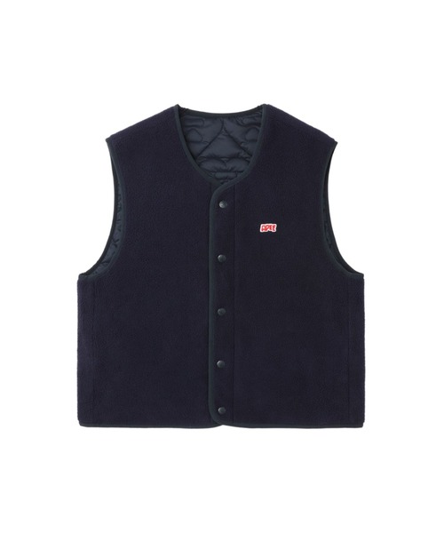 A BATHING APE（アベイシングエイプ）の「HEART QUILTED ARMY LINER VEST（その他アウター・レディース・ネイビー/オリーブ/アイボリー・SMALL/X-SMALL）」の9枚目の写真
