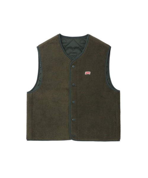 A BATHING APE（アベイシングエイプ）の「HEART QUILTED ARMY LINER VEST（その他アウター・レディース・ネイビー/オリーブ/アイボリー・SMALL/X-SMALL）」の8枚目の写真