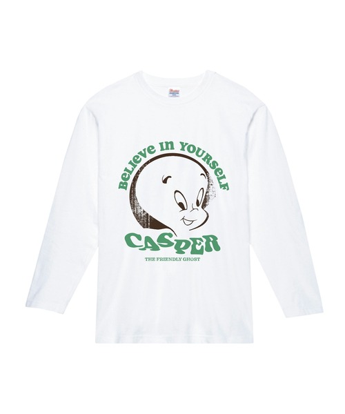 Rendez-Vous(ランデヴー)の「【 CASPER 】 キャスパー ロングスリーブTシャツ 25W10(Tシャツ/カットソー・レディース・ホワイト・LARGE/X-LARGE)」の1枚目の写真