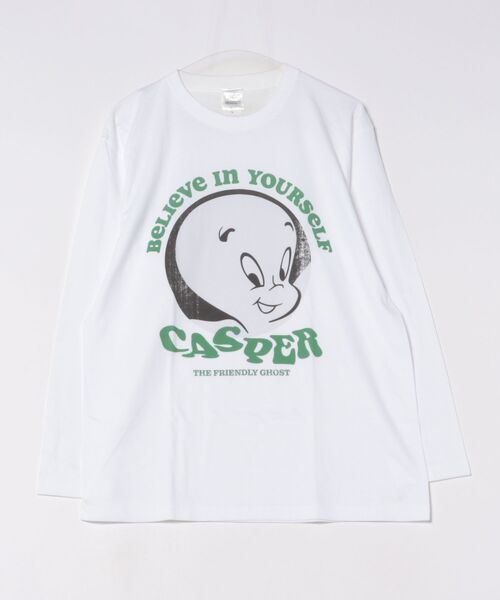 Rendez-Vous(ランデヴー)の「【 CASPER 】 キャスパー ロングスリーブTシャツ 25W10(Tシャツ/カットソー・レディース・ホワイト・LARGE/X-LARGE)」の2枚目の写真