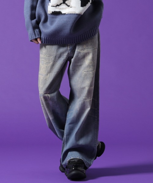 DANKE SCHON(ダンケシェーン)の「【WEB&DEPOT限定】DankeSchon/ダンケシェーン/TRANCCRIPTION PANTS(デニムパンツ・レディース・その他4・L/XL/M)」の1枚目の写真