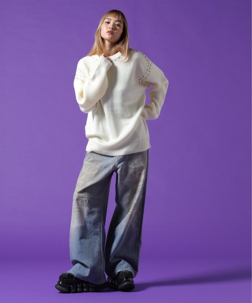DANKE SCHON(ダンケシェーン)の「【WEB&DEPOT限定】DankeSchon/ダンケシェーン/TRANCCRIPTION PANTS(デニムパンツ・レディース・その他4・L/XL/M)」の15枚目の写真