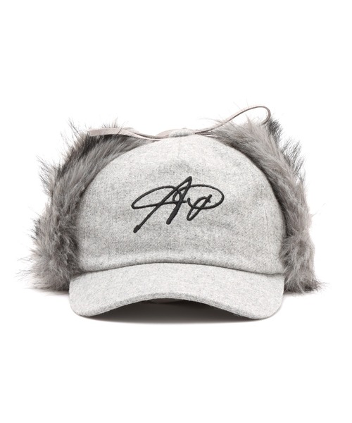 atmos pink（アトモスピンク）の「atmos pink Faux Fur Ear Cap / アトモス ピンク フォー ファー イヤー キャップ（キャップ・レディース・ネイビー/グレー・FREE）」の3枚目の写真