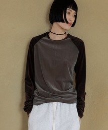 anuke | Sheervelour Baseball T-shirts(Tシャツ/カットソー)
