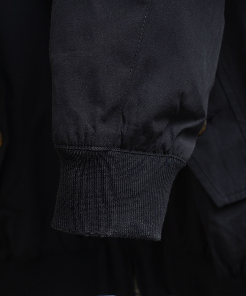 ZIP FIVE（ジップファイブ）の「老舗英国ブランド ハリントンジャケット スイングトップ ブルゾン（ブルゾン・メンズ・ブラック/ネイビー系・SMALL/X-LARGE/LARGE/MEDIUM）」の8枚目の写真