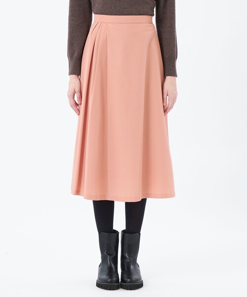 MACKINTOSH PHILOSOPHY(マッキントッシュ フィロソフィー)の「グロッシーサイドドレープスカート(スカート・レディース・ピンク系その他3/ブラック/グリーン系その他4・36/38)」の5枚目の写真