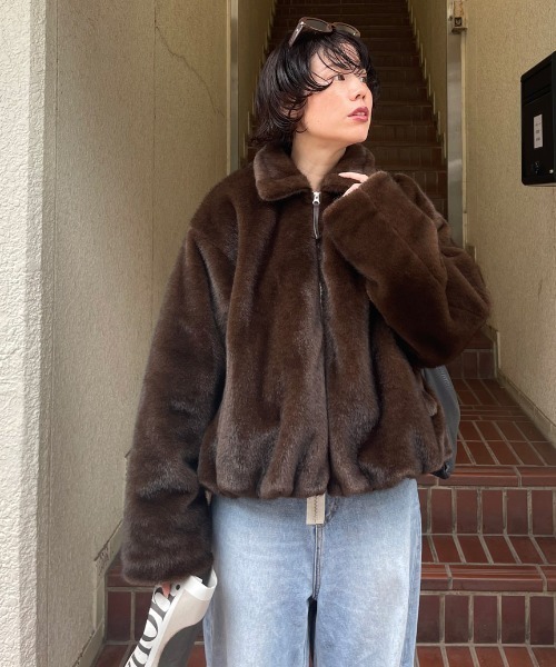 henon. エコファーブルゾン ECO FUR BLOUSON（ブルゾン）｜Henon.（ヘノン）のファッション通販