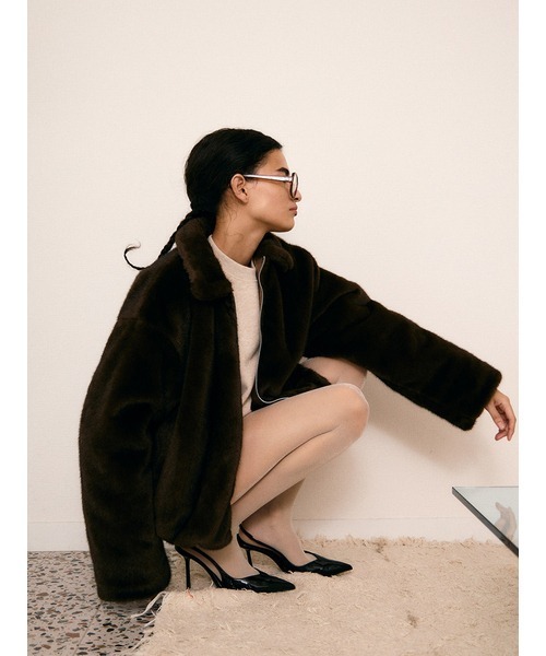 Henon. ECO FUR BLOUSON ファーブルゾン　完売 ECO FUR BLOUSON（ブルゾン）｜Henon.（ヘノン）のファッション通販