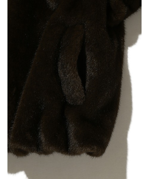 Henon.(ヘノン)の「ECO FUR BLOUSON(ブルゾン・レディース・ダークブラウン・F)」の13枚目の写真