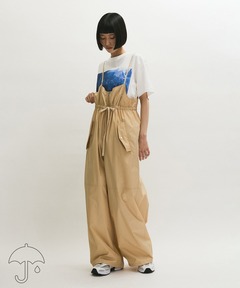 アダムエロペ　ADAM ET ROPÉ シャイニータフタ撥水ロンパース　　値下げ ADAM ET ROPÉ FEMME(アダム エ ロペ ファム) / 【定番人気】シャイニー