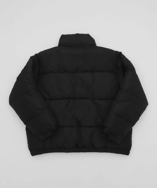 SHORT ROUND(ショートラウンド)の「SHORT ROUND/パファーグラフィックブルゾン(ダウンジャケット/コート・メンズ・ブラック/ブラウン・MEDIUM/LARGE)」の4枚目の写真