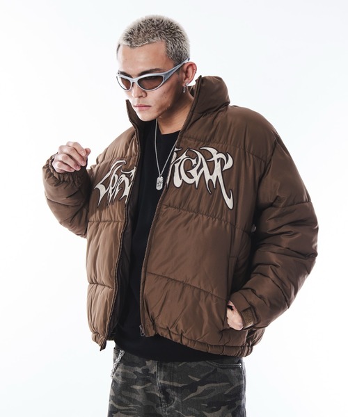 セール】SHORT ROUND/パファーグラフィックブルゾン（ダウンジャケット