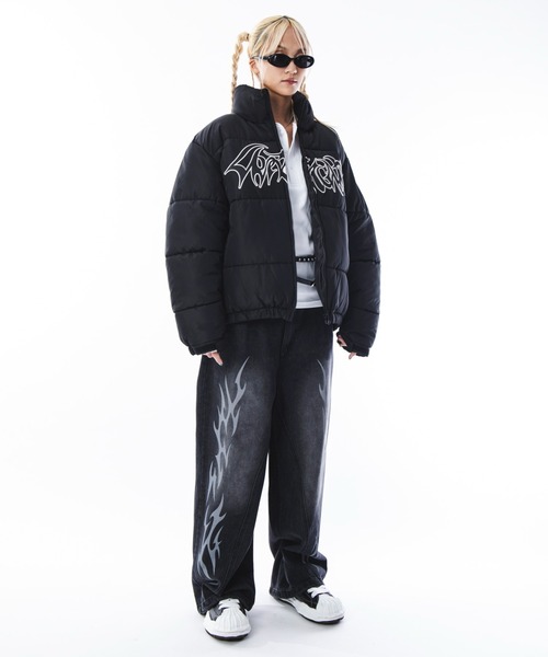 セール】SHORT ROUND/【25年秋冬新作】パファーグラフィックブルゾン