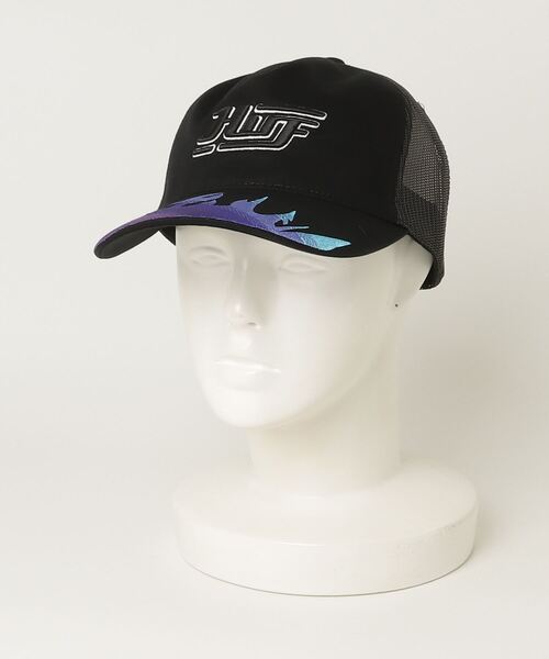 HUF(ハフ)の「HUF EXHAUST TRUCKER ハフ エグゾーストトラッカー キャップ(キャップ・メンズ・ブラウン系1/ブラック・FREE)」の12枚目の写真