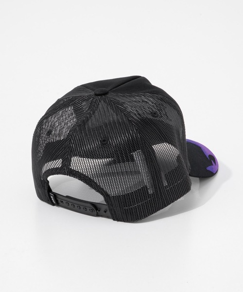 HUF(ハフ)の「HUF EXHAUST TRUCKER ハフ エグゾーストトラッカー キャップ(キャップ・メンズ・ブラウン系1/ブラック・FREE)」の3枚目の写真