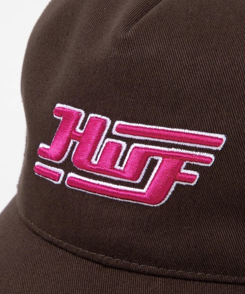 HUF(ハフ)の「HUF EXHAUST TRUCKER ハフ エグゾーストトラッカー キャップ(キャップ・メンズ・ブラウン系1/ブラック・FREE)」の10枚目の写真