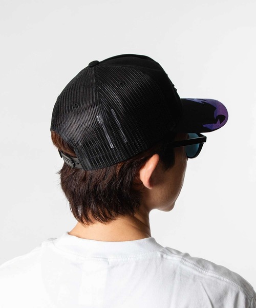 HUF(ハフ)の「HUF EXHAUST TRUCKER ハフ エグゾーストトラッカー キャップ(キャップ・メンズ・ブラウン系1/ブラック・FREE)」の15枚目の写真