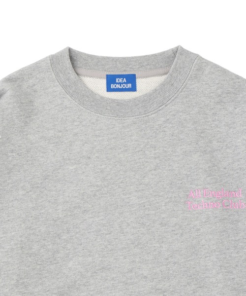 IDEA BOOKS（アイディアブックス）の「【IDEA for bonjour records】Exclusive ALL ENGLAND TECHNO CLUB SWEAT（スウェット・メンズ・ブラック/グレー・M/L/XL）」の5枚目の写真