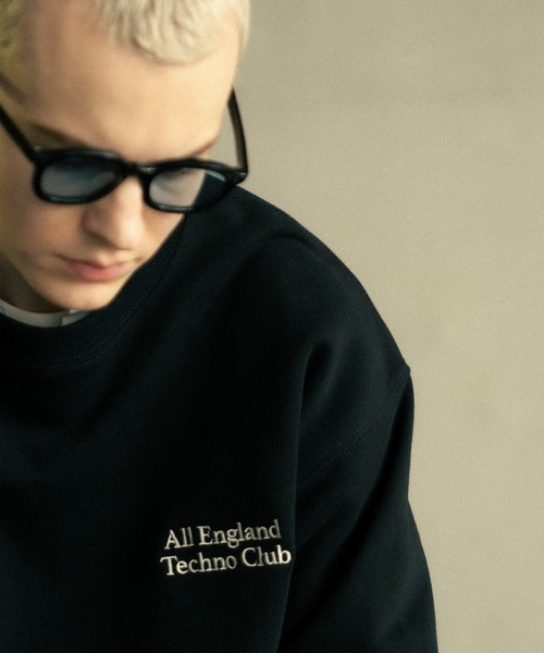 IDEA BOOKS（アイディアブックス）の「【IDEA for bonjour records】Exclusive ALL ENGLAND TECHNO CLUB SWEAT（スウェット・メンズ・ブラック/グレー・M/L/XL）」の14枚目の写真