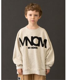 b・ROOM（ビールーム）の「【MNCM】【毛玉バイバイ裏毛裏起毛】フロッキープリントビッグスウェット（スウェット・キッズ）」