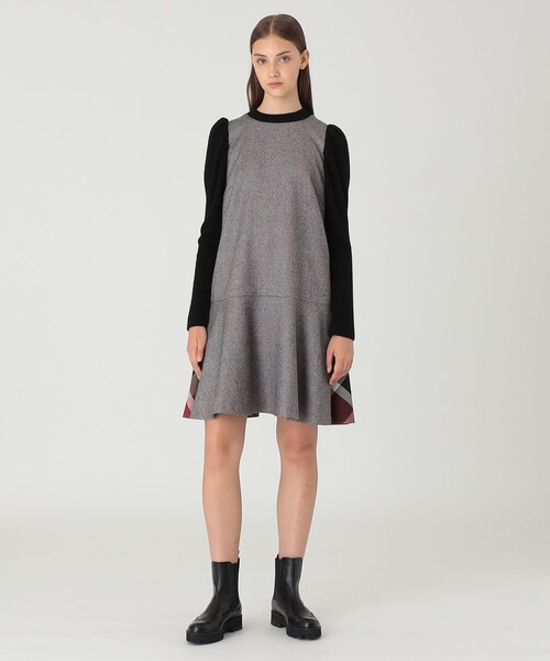 ツイードドッキングドレス（ワンピース）｜BLUE LABEL CRESTBRIDGE