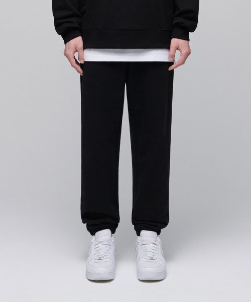 MUSINSA STANDARD（ムシンサスタンダード）の「リサイクルスウェットパンツ[ブラック]（スウェットパンツ・メンズ・その他・SMALL/MEDIUM/LARGE/X-LARGE）」の2枚目の写真