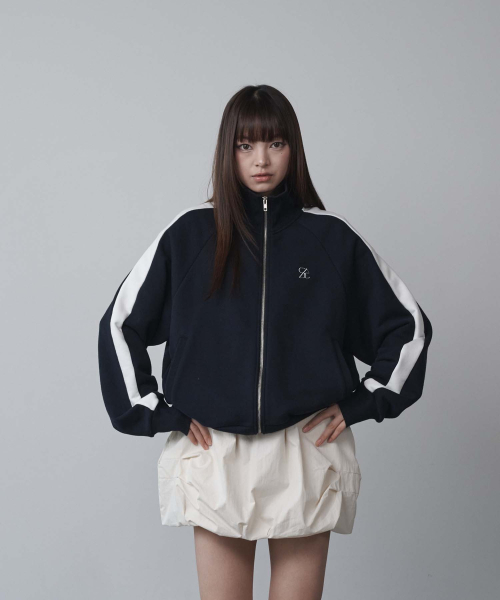 SALT AND CHOCOLATE(ソルトアンドチョコレート)の「トラックトップジャージ ネイビー 4W241D003(ナイロンジャケット・レディース・その他・FREE)」の1枚目の写真