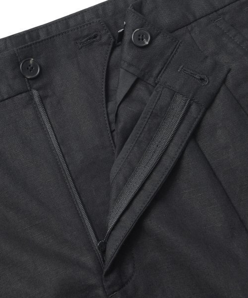 MUSINSA STANDARD(ムシンサスタンダード)の「コットンリネンツータックワイドパンツ【ガンメタル】(その他パンツ・メンズ・その他・38/26/27/28/29/36/34/32/30/31/33)」の5枚目の写真