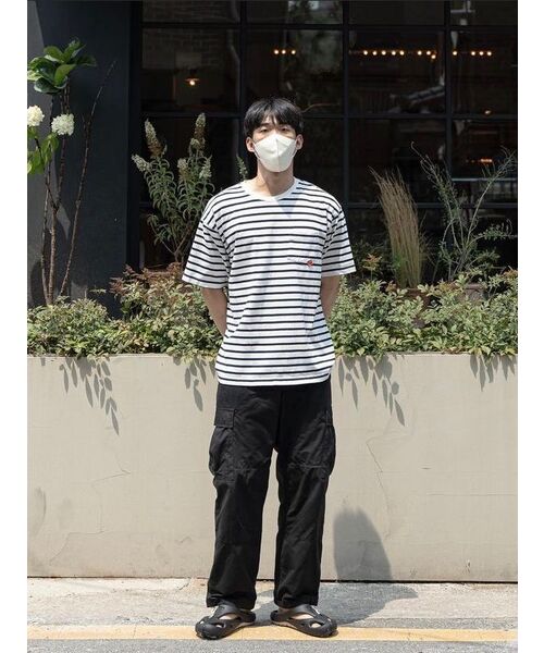 MUSINSA STANDARD(ムシンサスタンダード)の「コットンリネンツータックワイドパンツ【ガンメタル】(その他パンツ・メンズ・その他・38/26/27/28/29/36/34/32/30/31/33)」の11枚目の写真