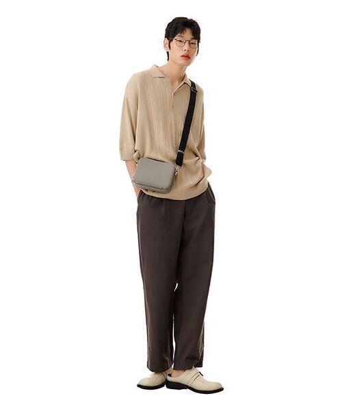 MUSINSA STANDARD(ムシンサスタンダード)の「コットンリネンツータックワイドパンツ【ガンメタル】(その他パンツ・メンズ・その他・38/26/27/28/29/36/34/32/30/31/33)」の14枚目の写真