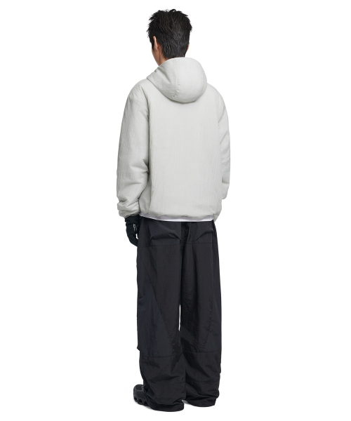 NOMANUAL(NOMANUAL)の「MISTY LIGHT HOODED JACKET - LIGHT GRAY(ダウンジャケット/コート・レディース・その他・X-LARGE/SMALL/MEDIUM/LARGE)」の4枚目の写真
