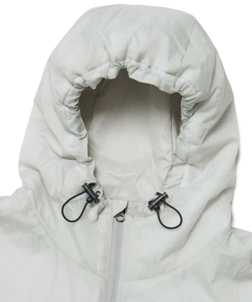 NOMANUAL(NOMANUAL)の「MISTY LIGHT HOODED JACKET - LIGHT GRAY(ダウンジャケット/コート・レディース・その他・X-LARGE/SMALL/MEDIUM/LARGE)」の5枚目の写真