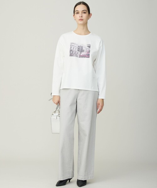 ICB（アイシービー）の「【30th ANNIVERSARY】 LONDONフォトプリント ロングスリーブTシャツ（Tシャツ/カットソー・レディース・アイボリー系・LARGE/X-LARGE）」の2枚目の写真