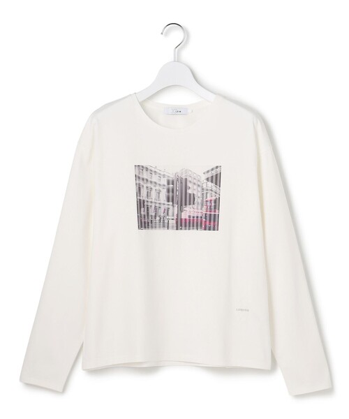 ICB（アイシービー）の「【30th ANNIVERSARY】 LONDONフォトプリント ロングスリーブTシャツ（Tシャツ/カットソー・レディース・アイボリー系・LARGE/X-LARGE）」の5枚目の写真