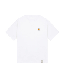 GRAVER（グレーバー）の「[UNISEX] Duck Face Embroidered Smile Short Sleeve Tee_White（Tシャツ/カットソー・メンズ）」