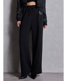 GYDA | GG chain glitter print straightパンツ(スウェットパンツ)