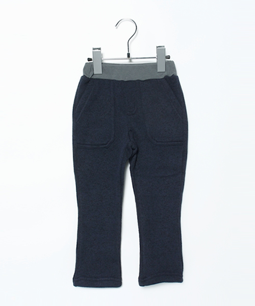 CIAOPANIC TYPY（チャオパニックティピー）の「プリントフリースリブパンツ（その他パンツ・キッズ・ネイビー/グレー・105/135/125/115/95）」の2枚目の写真