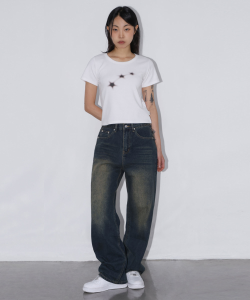 CHICKS(チックス)の「ミニスタライトクロップスリムフィット半袖Tシャツホワイト(Tシャツ/カットソー・レディース・ホワイト・FREE)」の9枚目の写真