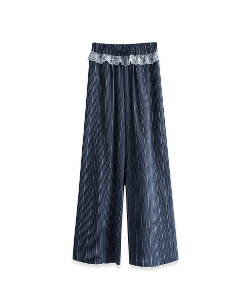Vivacious（ビバシャス）の「Boheme Striped Pants NAVY（スウェットパンツ・レディース・ネイビー・MEDIUM/SMALL）」の4枚目の写真