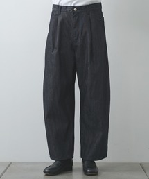 STILL BY HAND | 【STILL BY HAND】Deep tuck wide denim pants(デニムパンツ)