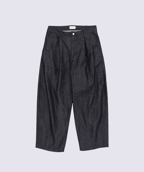 STILL BY HAND（スティルバイハンド）の「【STILL BY HAND】Deep tuck wide denim pants（デニムパンツ・メンズ・ネイビー・44/46）」の7枚目の写真